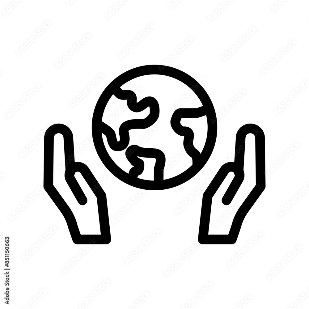 Obraz premium Save The Planet Icon