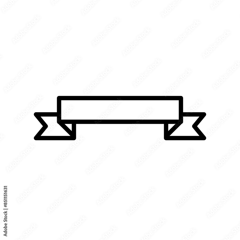 Ribbon banner icon template Ribbon banner icon template