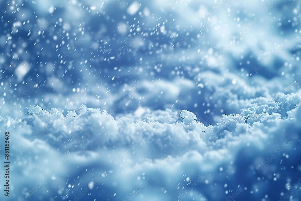 Abstract background of snow and ice, beautiful winter landscape with falling snowflakes. Background for product presentation Abstract background of snow and ice, beautiful winter landscape with falling snowflakes. Background for product presentation