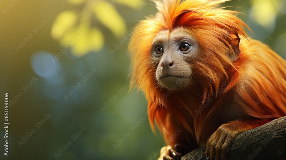 Golden Lion Tamarin: Exotic Primate in Tropical Rainforest Habitat | Wildlife Photography Golden Lion Tamarin: Exotic Primate in Tropical Rainforest Habitat | Wildlife Photography