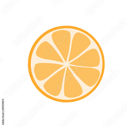 Vector orange flat icon
