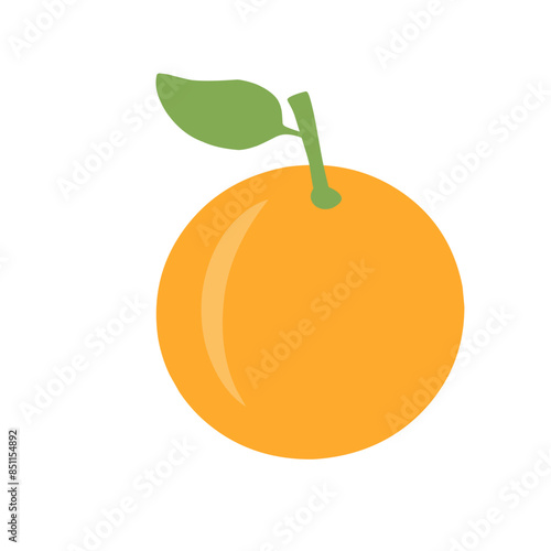 Vector orange flat icon