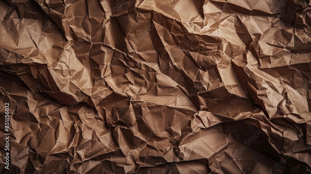 Texture of crumpled brown paper background Texture of crumpled brown paper background
