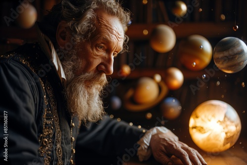 Galileo's Groundbreaking Theory of the Sun as the Center of the Solar System, Not Earth photo