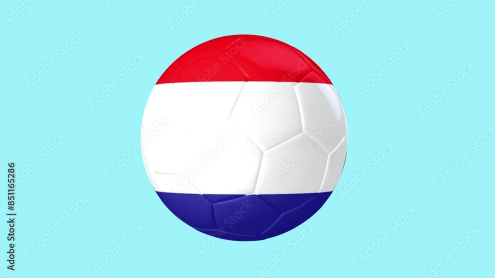 Football Croatia Flag Rotating Loop 3d with Alpha Matte Football Croatia Flag Rotating Loop 3d with Alpha Matte