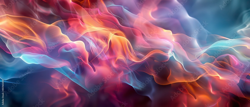 Blue smoke swirls in an intricate fractal pattern, dancing like fire against a black backdrop, a canvas of motion and light Blue smoke swirls in an intricate fractal pattern, dancing like fire against a black backdrop, a canvas of motion and light