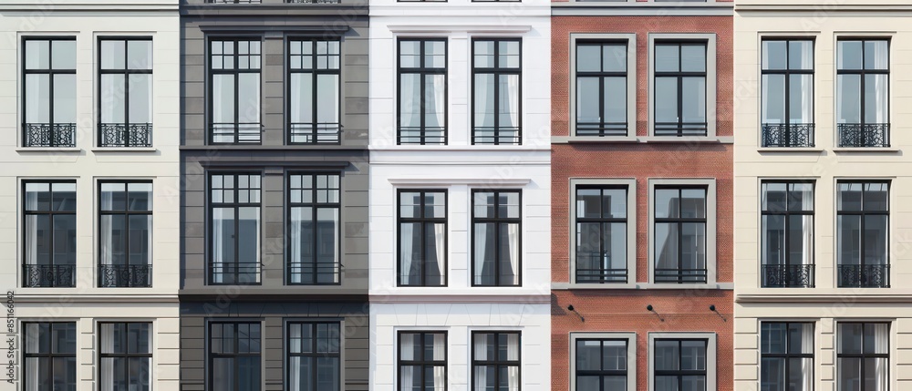 apartment building's historic exterior boasts elegant windows that whisper tales of the city's past apartment building's historic exterior boasts elegant windows that whisper tales of the city's past