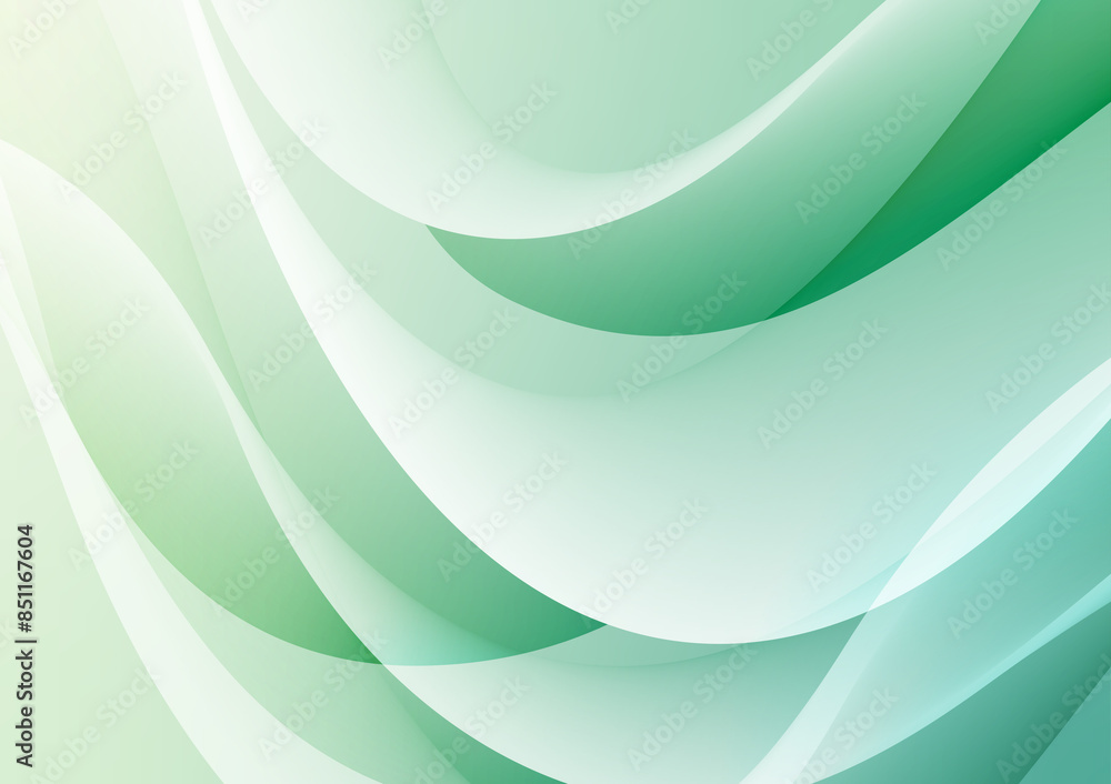 Green line minimal curve wave pattern background Green line minimal curve wave pattern background