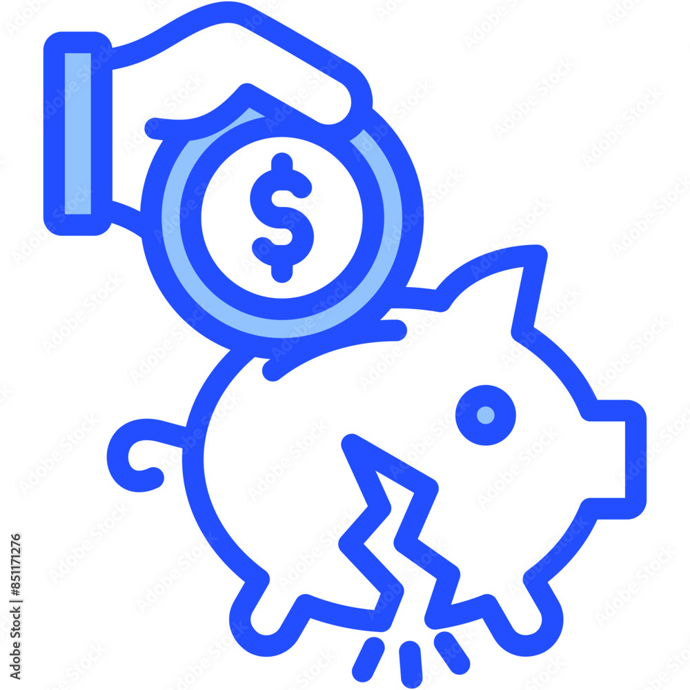 Piggy Bank Icon Piggy Bank Icon
