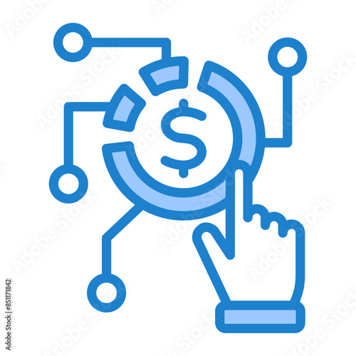 Fintech Revolution Icon