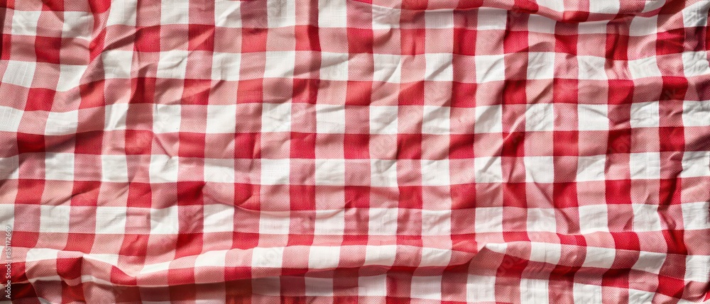 red and white textured cotton gingham fabric, perfect for picnics or outdoor dining with its classic checkered pattern and durable, picnic-ready design red and white textured cotton gingham fabric, perfect for picnics or outdoor dining with its classic checkered pattern and durable, picnic-ready design