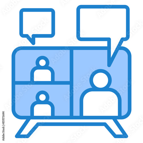 Virtual Team Training Icon