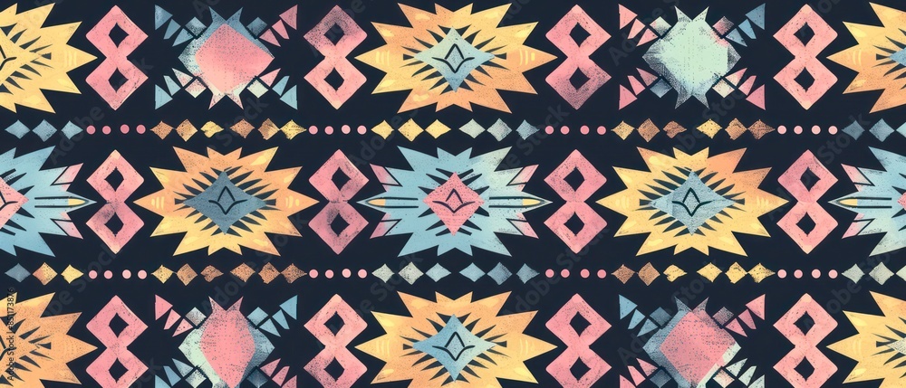 pattern adorned with delicate flowers and ornate mosaic details, perfect for enhancing decorative fabrics, wallpapers, and textile designs pattern adorned with delicate flowers and ornate mosaic details, perfect for enhancing decorative fabrics, wallpapers, and textile designs
