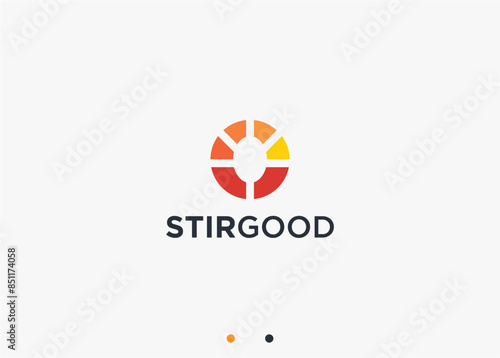 spoon with sun logo design vector silhouette illustration Free Download spoon with sun logo design vector silhouette illustration - GFXLoad