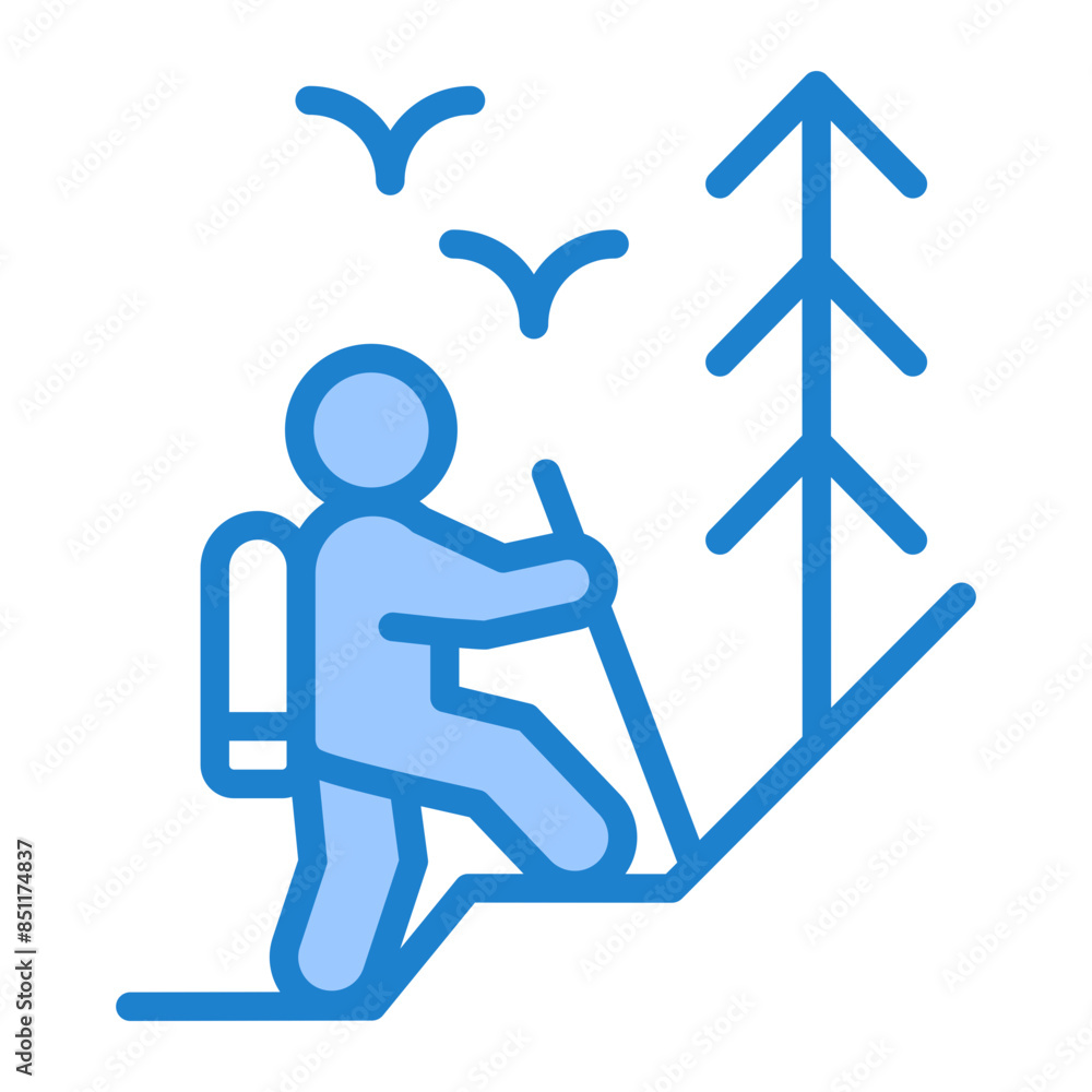 Hiking Icon Hiking Icon