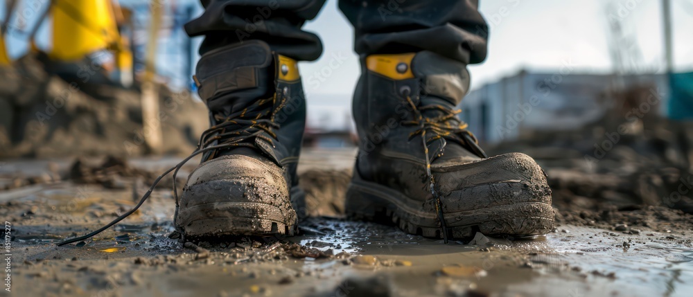 Boots designed for outdoor labor, ensuring comfort and safety while navigating various conditions such as water and challenging terrain Boots designed for outdoor labor, ensuring comfort and safety while navigating various conditions such as water and challenging terrain