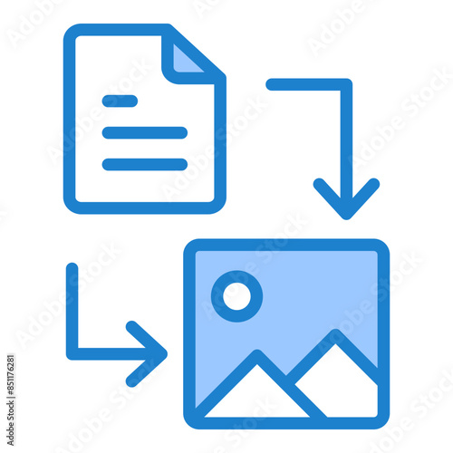 Text To Image Icon