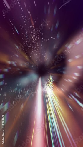 Warp Speed Shakey Journey Through Galaxy photo