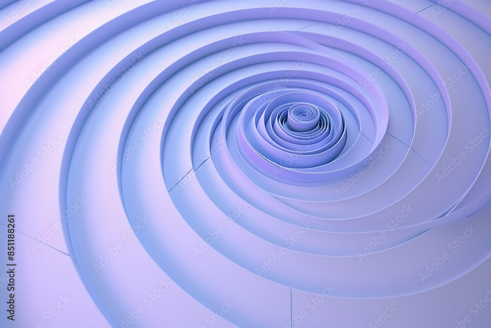 Abstract 3D design: twisting blue spirals on a pale purple gradient with concentric diamond shapes. Abstract 3D design: twisting blue spirals on a pale purple gradient with concentric diamond shapes.