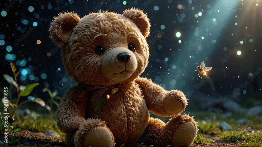 Teddy Bear in the Woods. Teddy Bear in the Woods.