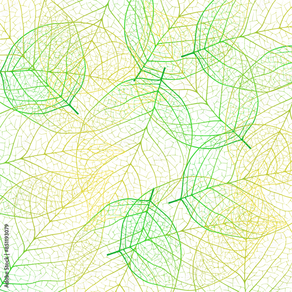 Seamless green leaves pattern Seamless green leaves pattern