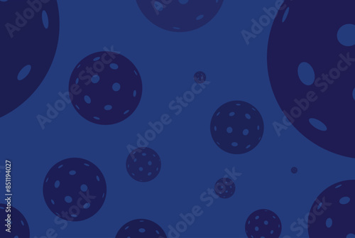 Great editable vector pickleball dark background design for any media	