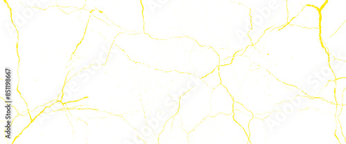 Vector marble pattern with golden dry cracks Transparent texture.