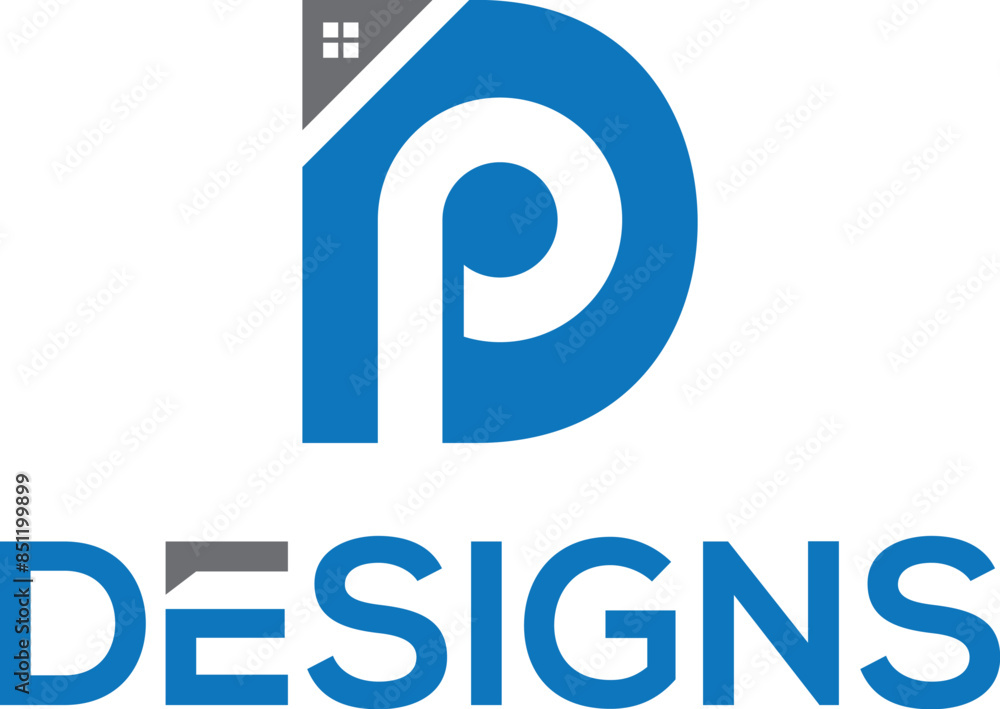 DP real estate Vector logo design for download DP real estate Vector logo design for download
