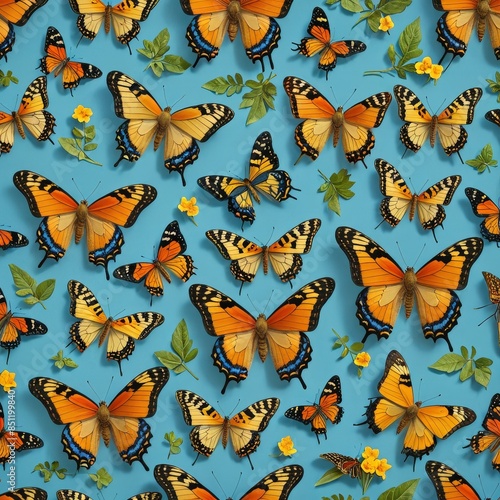 Butterfly Pattern. © BOJOShop