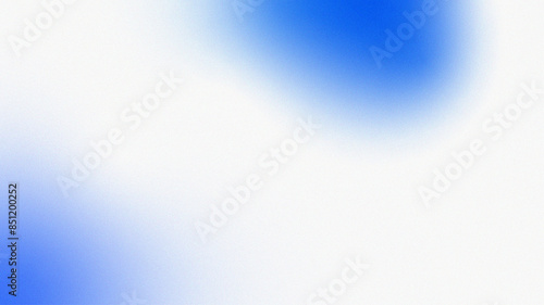 Abstract background with a blue white gradient with subtle noise and grain texture