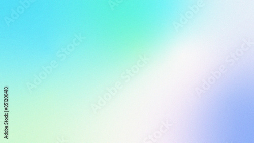 Soft pastel grainy gradient background fading from blue to green to white