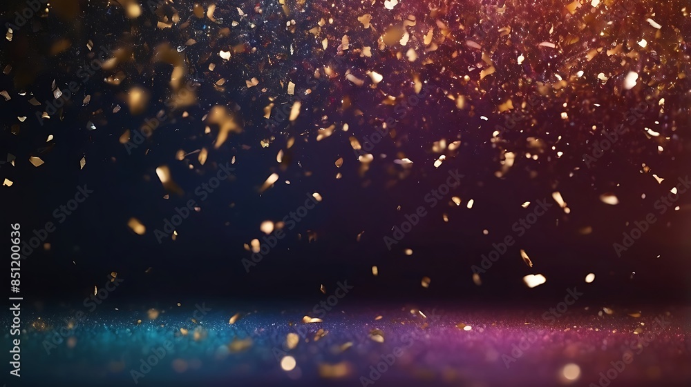 Naklejka premium fireworks in the night sky