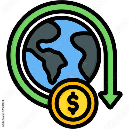 Economic Failure Icon