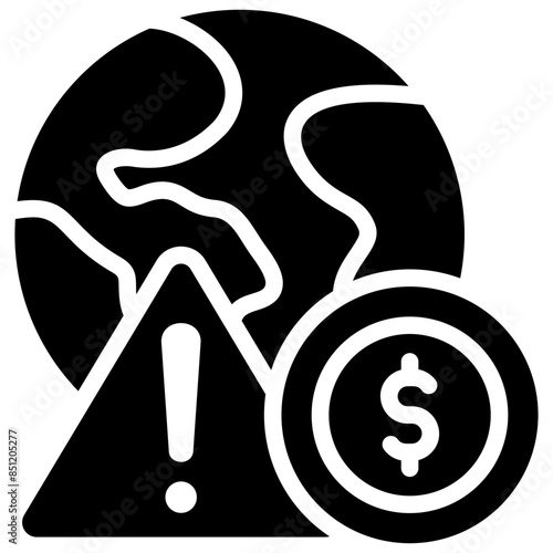 Financial Meltdown Icon
