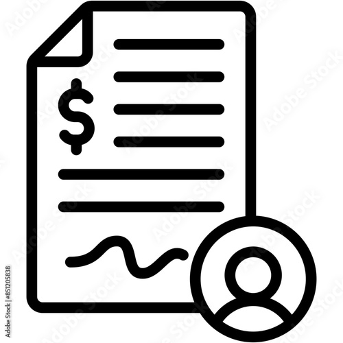 Debt Collection Letter Icon