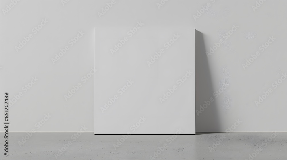 Blank flyer poster isolated on grey to replace your design Blank flyer poster isolated on grey to replace your design
