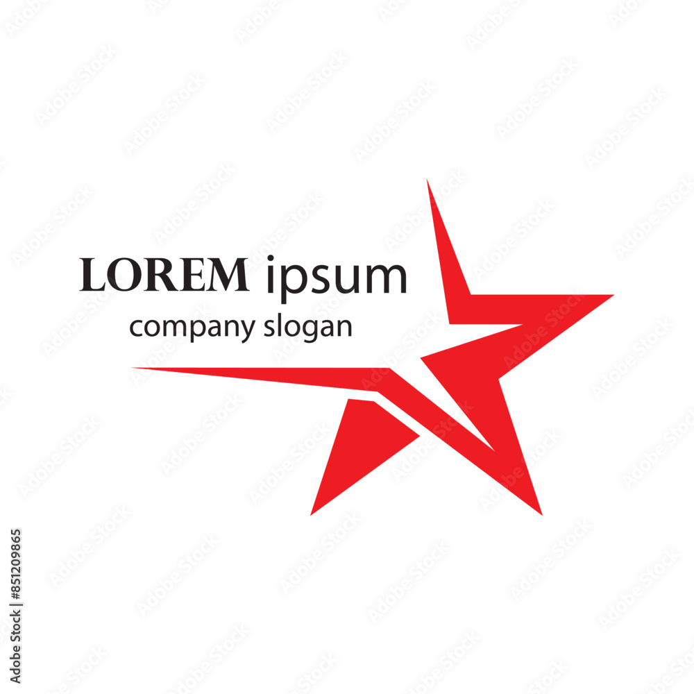 successful victory star logo design successful victory star logo design