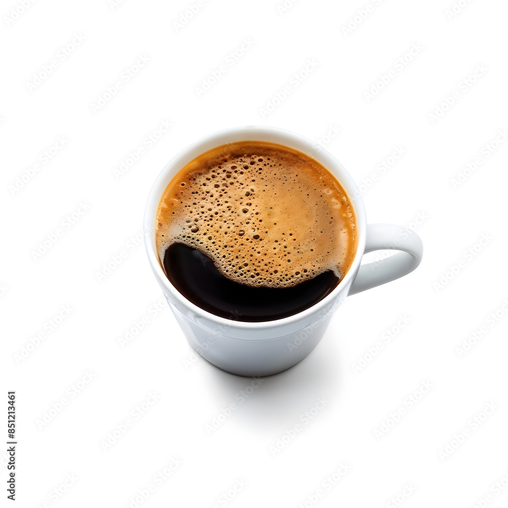 Fototapeta premium cup of coffee isolated on background
