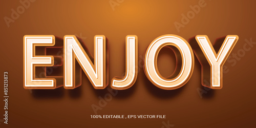 enjoy typography premium editable text effect