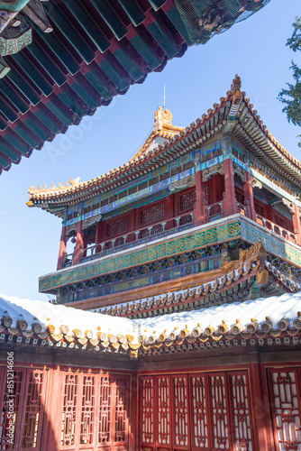 snow view of the Forbidden City