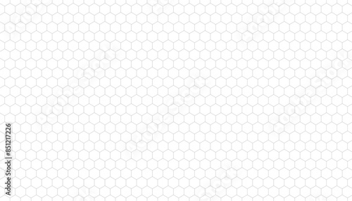 minimal and abstract hexagonal shape white backdrop design