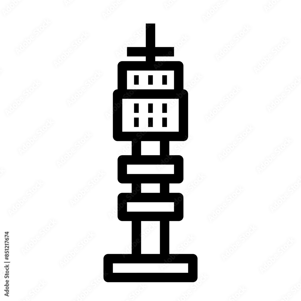seoul tower icon seoul tower icon