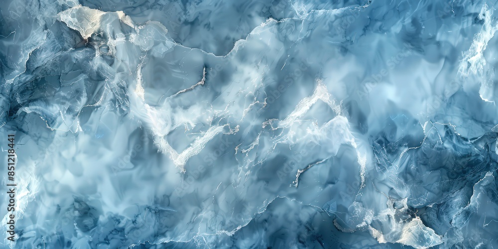 Obraz premium Abstract Blue Marble Background