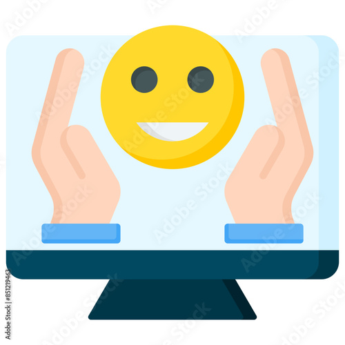 Delighted Client Icon