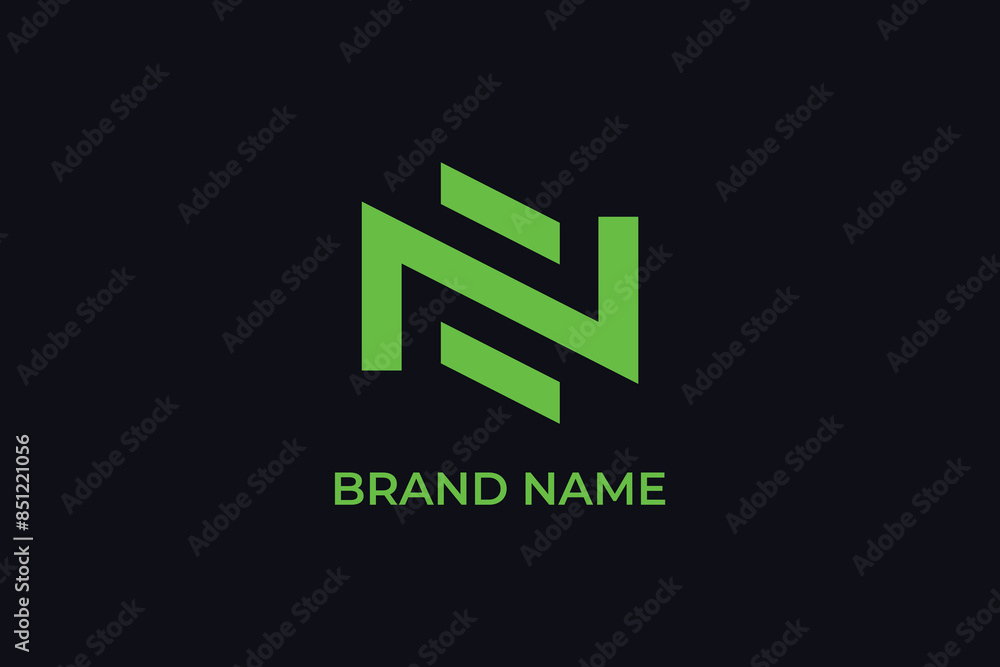 letter N Z slashes iconic abstract vector, letter Z organic eco friendly logomark, letter z recycle logo letter N Z slashes iconic abstract vector, letter Z organic eco friendly logomark, letter z recycle logo