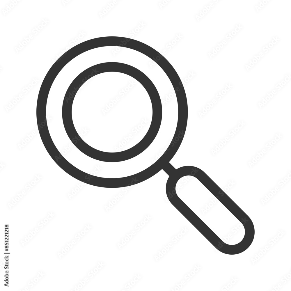Magnifying glass icon. Search simbol. Magnifier or loupe sign flat style - vector illustration Magnifying glass icon. Search simbol. Magnifier or loupe sign flat style - vector illustration