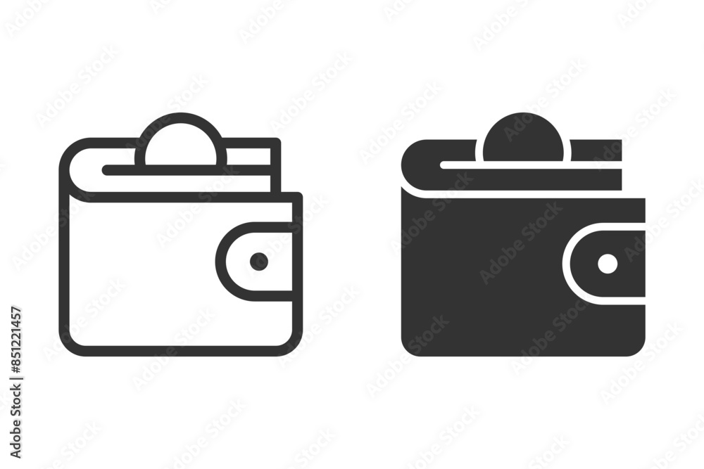 wallet icon symbol template for graphic and web design collection wallet icon symbol template for graphic and web design collection