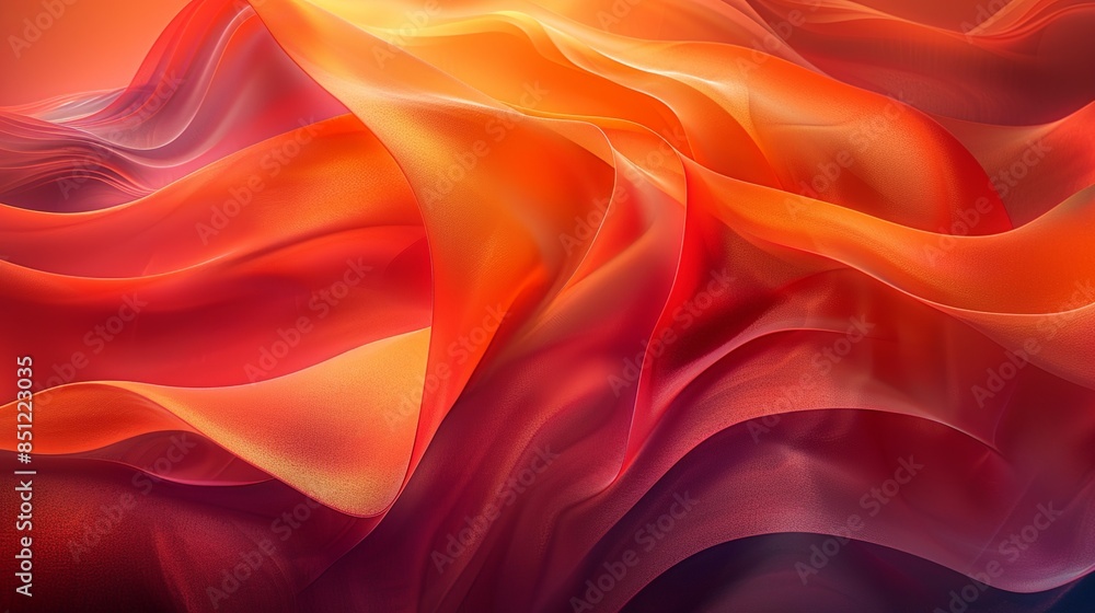 Bold abstract background with vibrant orange and red shapes merging dynamically, creating a visually striking and energetic effect full of movement and excitement. Abstract Backgrounds Illustration, Bold abstract background with vibrant orange and red shapes merging dynamically, creating a visually striking and energetic effect full of movement and excitement. Abstract Backgrounds Illustration,