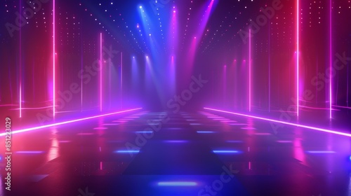 Neon Lights Stage