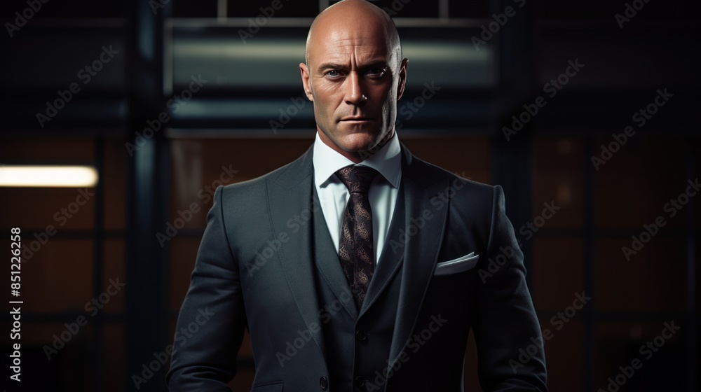 a man in a sharp suit, exuding confidence a man in a sharp suit, exuding confidence